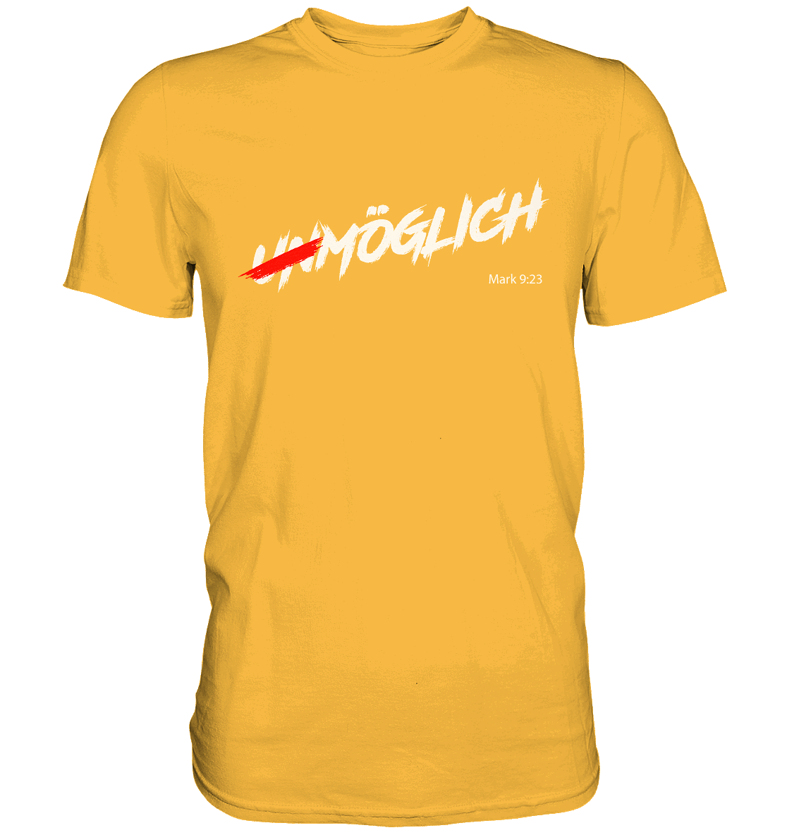 Alles ist möglich - Premium Shirt - GfoitMa - Gold / S