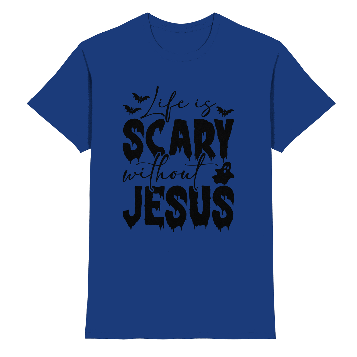 Life is Scary without Jesus - Christliche Kleidung & Geschenke - Premium Shirt