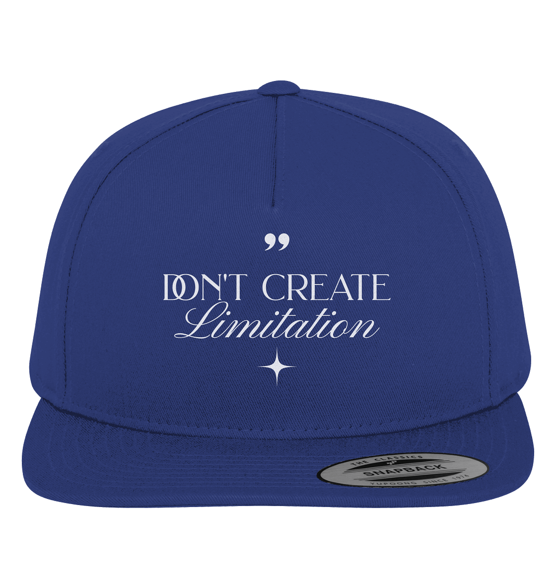 Don’t Create Limitations - Premium Snapback - GfoitMa - Royal / Green / One Size
