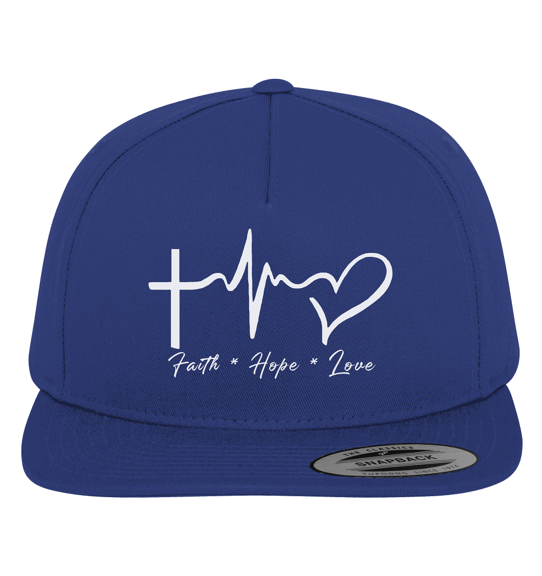 Faith * Hope * Love - Premium Snapback - GfoitMa - Royal / Green / One Size