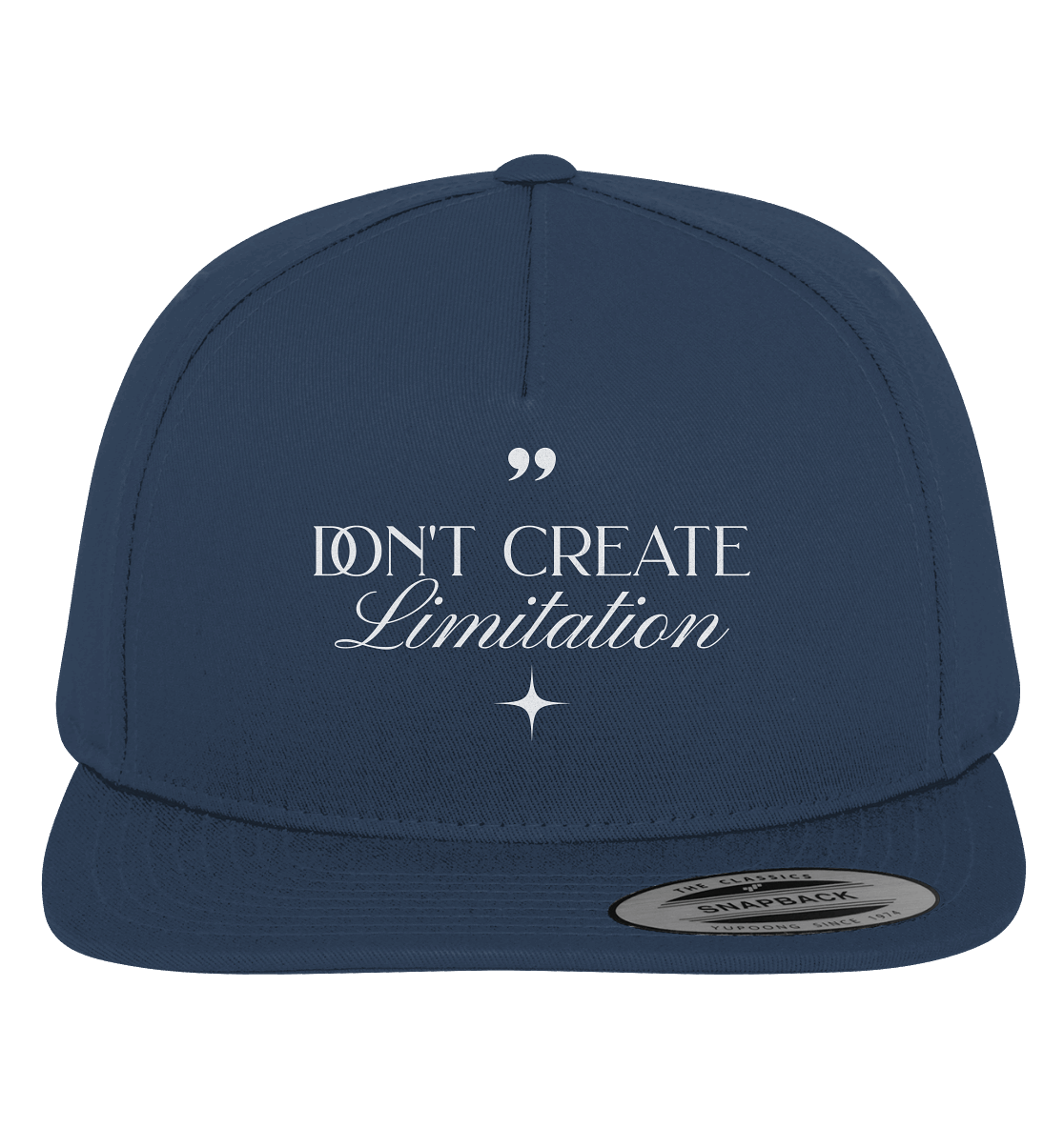 Don’t Create Limitations - Premium Snapback - GfoitMa - Navy / Green / One Size