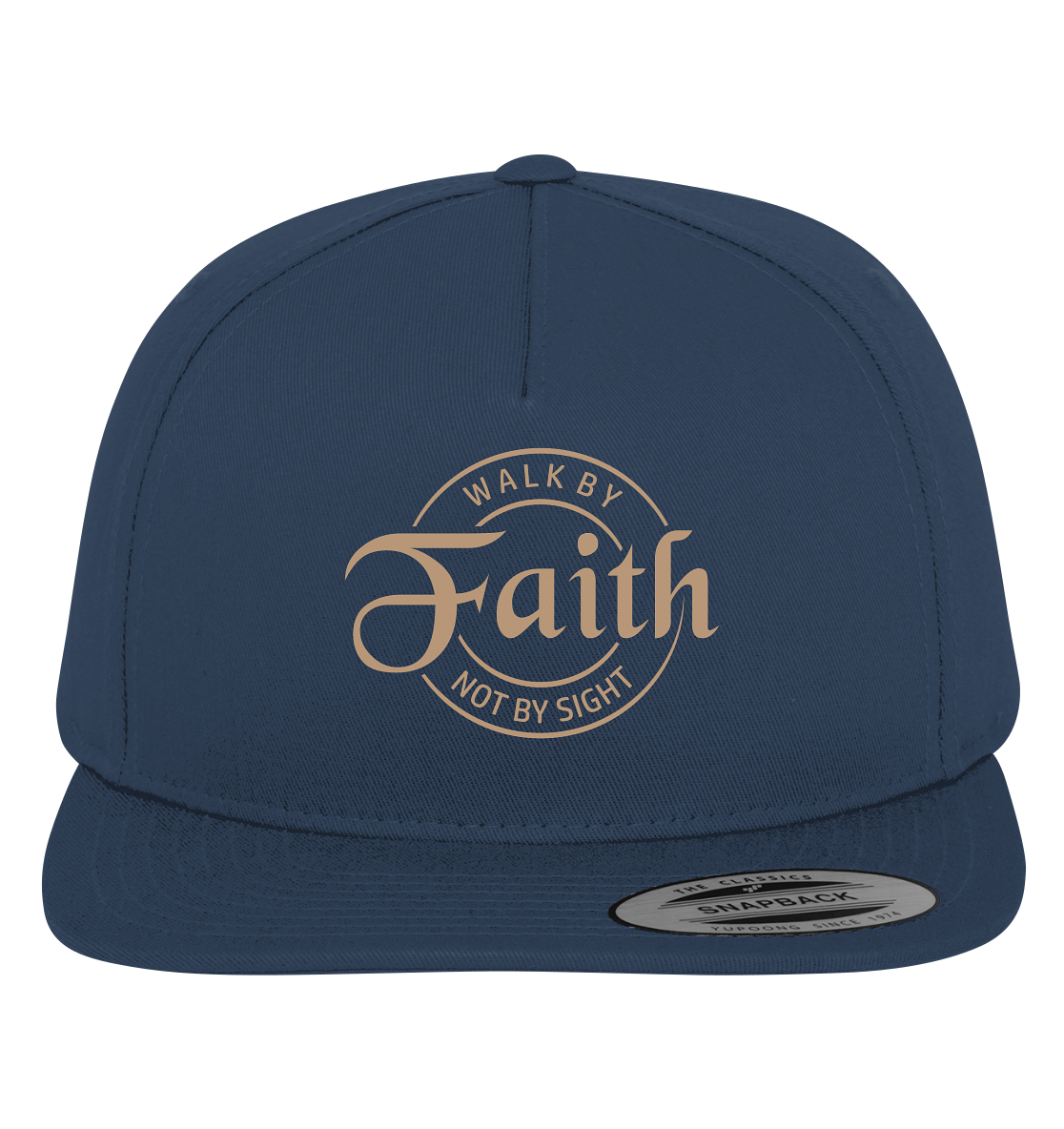 Im Glauben gehen, nicht im Sehen - Premium Snapback - GfoitMa - Navy / Green / One Size