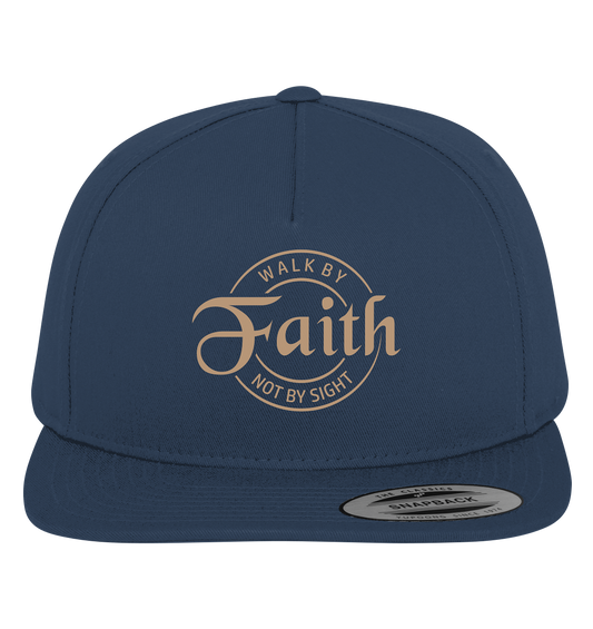 Im Glauben gehen, nicht im Sehen - Premium Snapback - GfoitMa - Navy / Green / One Size