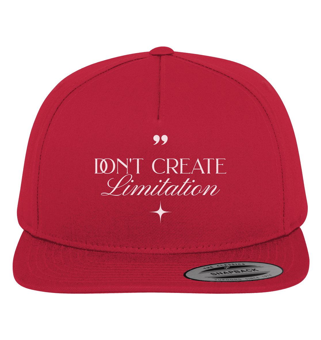 Don’t Create Limitations - Premium Snapback - GfoitMa - Red / Green / One Size