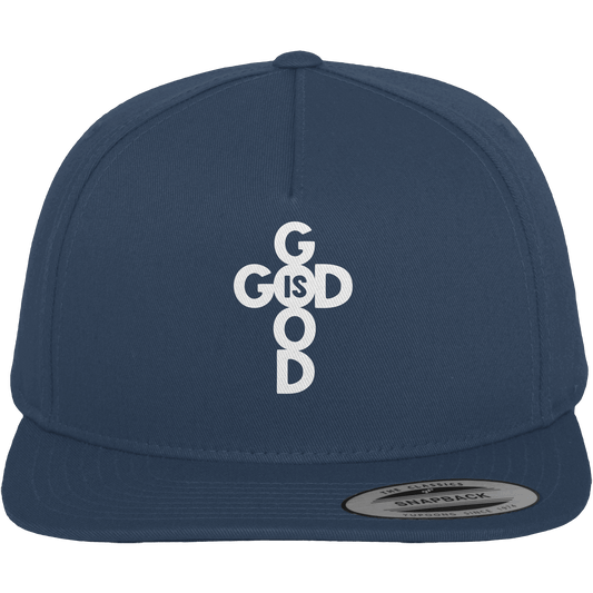 God is Good | Christliche Kleidung & Geschenke im Kreuz-Design - Premium Snapback