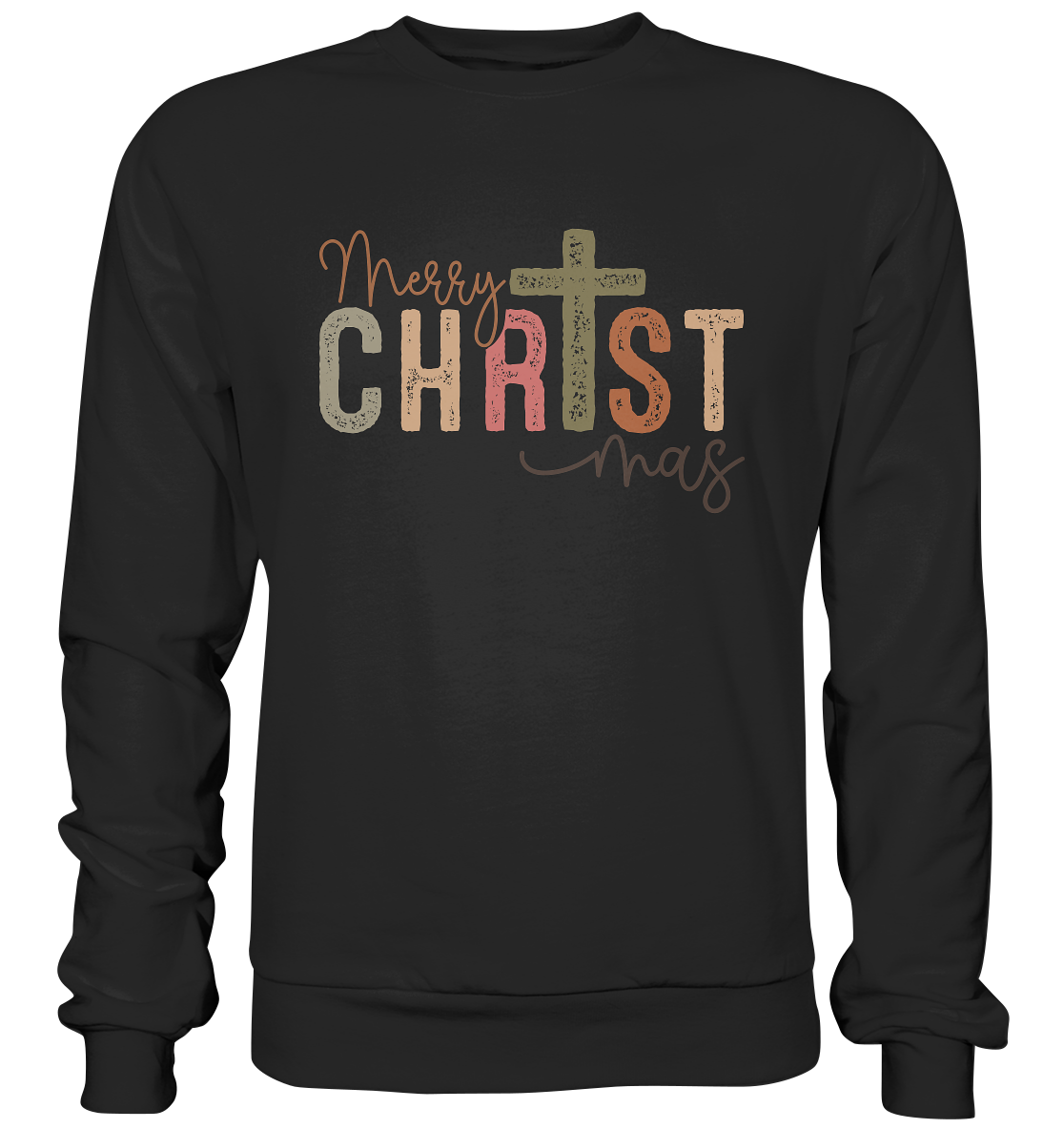 Merry CHRISTmas – Christ in the Center - Premium Sweatshirt