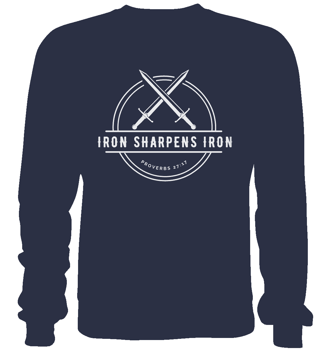 Eisen schärft Eisen - Inspiriert von Sprüche 27:17 - Premium Sweatshirt