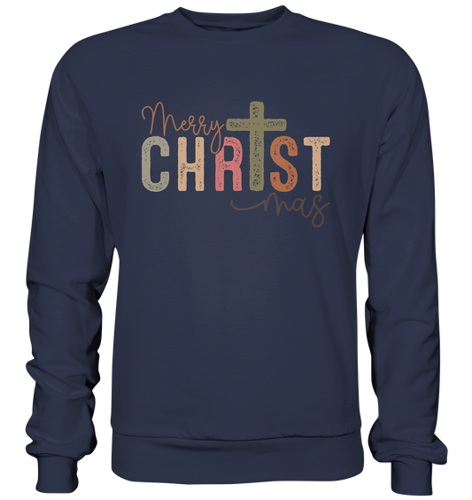 Merry CHRISTmas – Christ im Mittelpunkt - Premium Sweatshirt