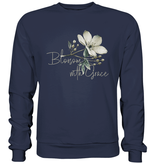 Blossom with Grace - Premium Sweatshirt