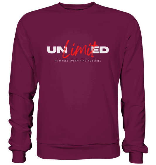 Unbegrenzte Möglichkeiten "Unlimited" - Premium Sweatshirt