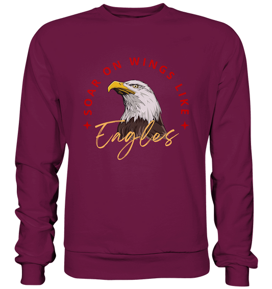 Flügel der Hoffnung - Inspiriert von Jesaja 40:31 - Premium Sweatshirt