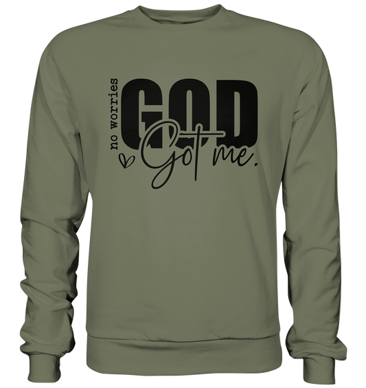 Keine Sorgen, Gott hält mich fest - Premium Sweatshirt