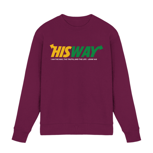 His Way – John 14:6 | Christliches Statement Design mit Johannes 14,6 - Premium Sweatshirt