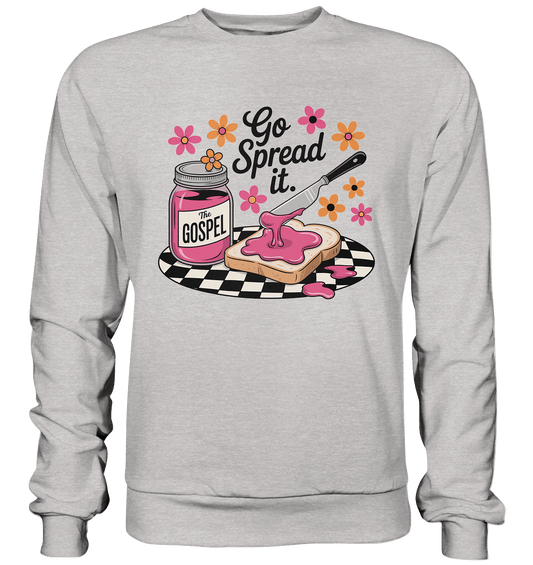 Go Spread It – The Gospel | Christliche Produkte - Premium Sweatshirt