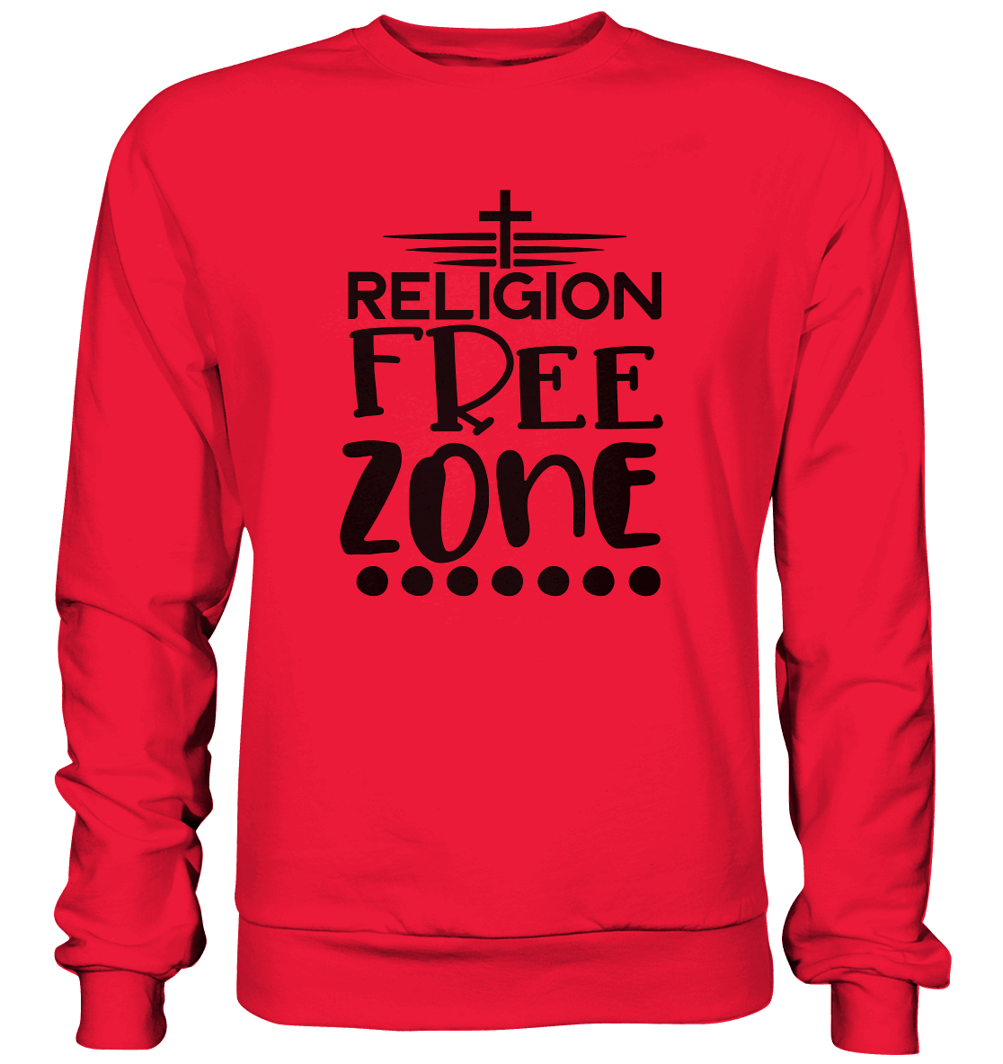 Religion Free Zone | Christliche Kleidung & Geschenke mit Botschaft - Premium Sweatshirt