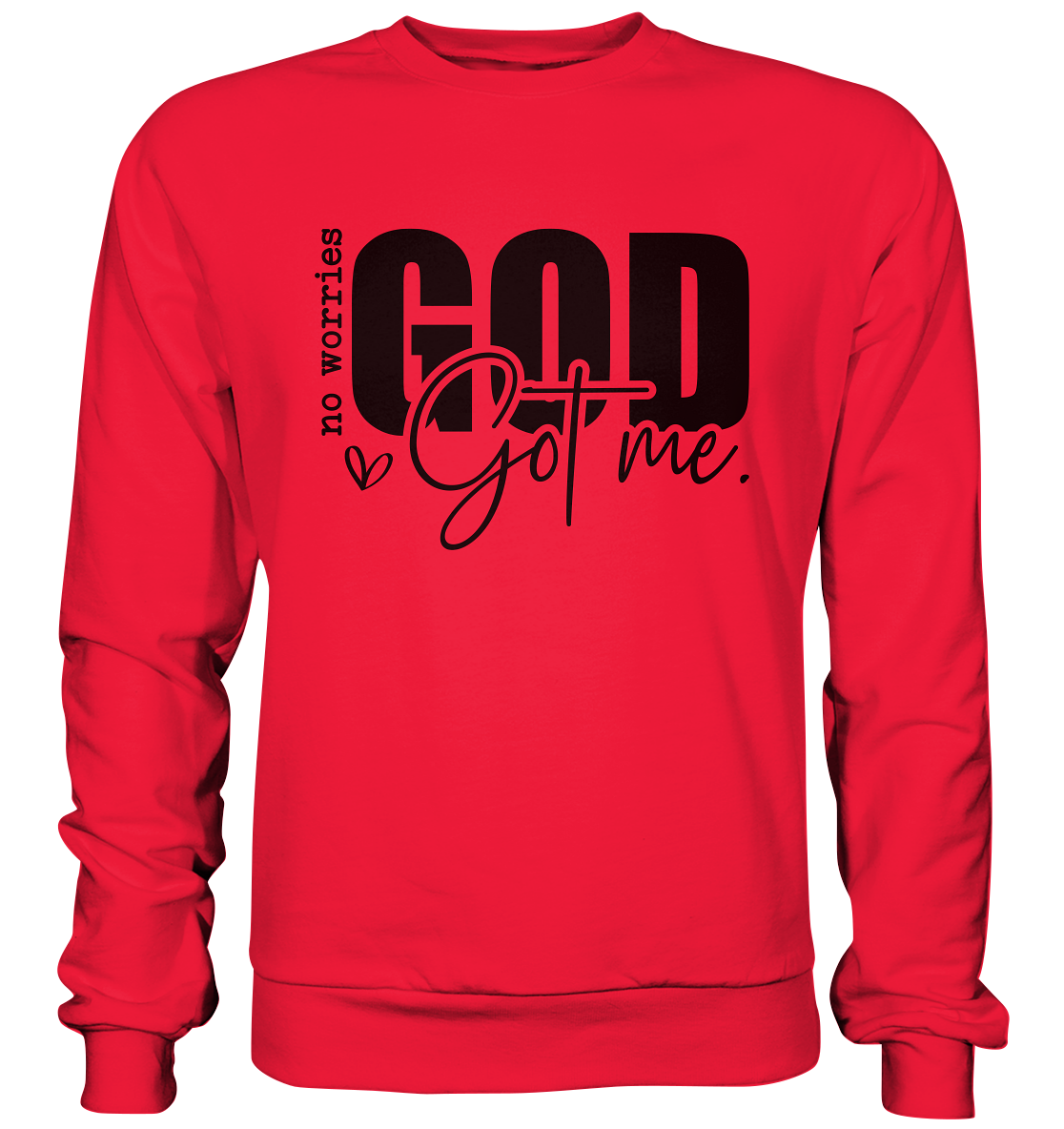 No worries, God holds me tight - Premium Sweatshirt