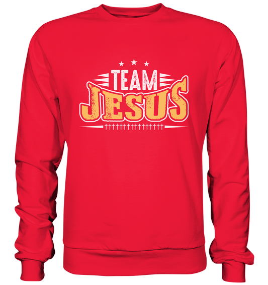 Team Jesus - Gemeinsam im Glauben - Premium Sweatshirt - GfoitMa - Rot / S
