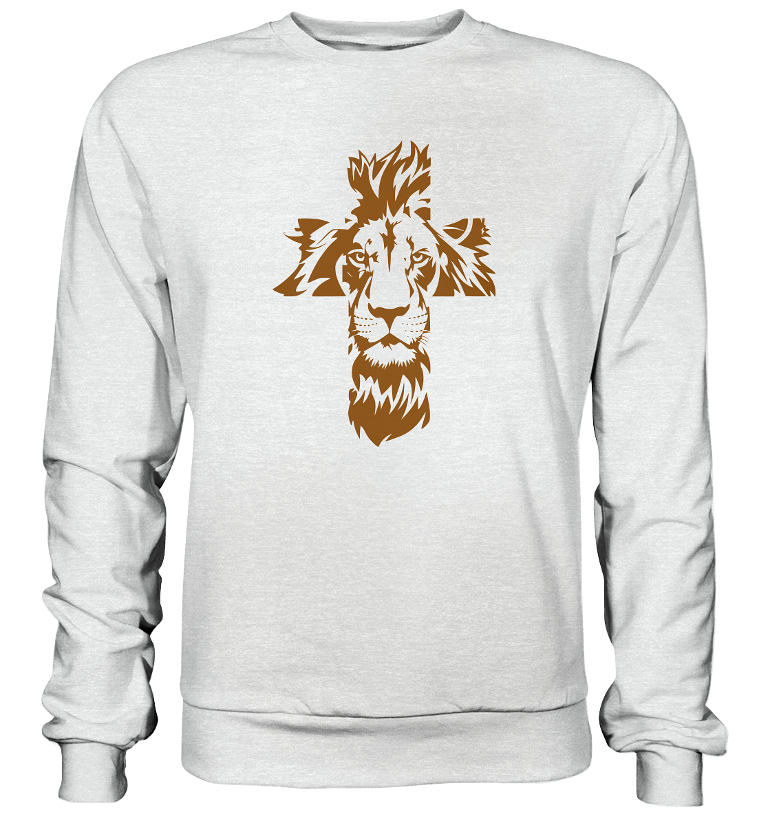 Im Zeichen des Löwen – Fest verwurzelt im Glauben | Christliche Kleidung - Premium Sweatshirt