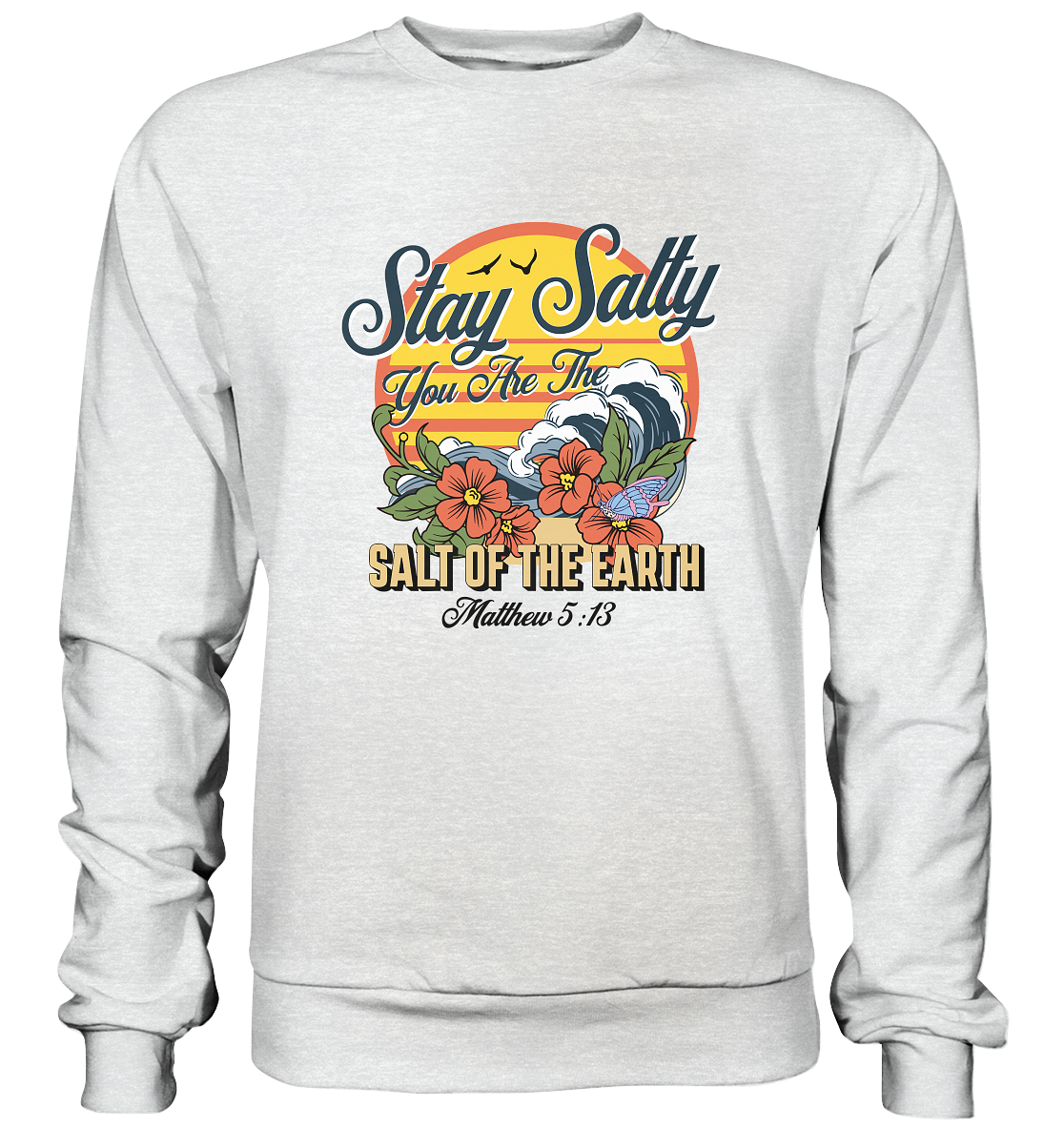 Stay Salty - Retro - Premium Sweatshirt - GfoitMa - Heather Grey (meliert) / S