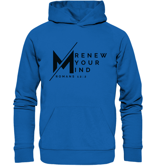Erneuere deine Gedanken - Römer 12:2 - Premium Unisex Hoodie - GfoitMa - Royal Blau / S