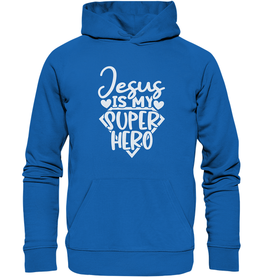Jesus ist mein Superheld - Premium Unisex Hoodie - GfoitMa - Royal Blau / S
