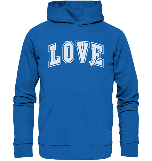 "Love" – das Design, das Herzen spricht! - Premium Unisex Hoodie