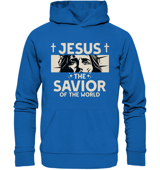 Jesus – The Savior of the World - Premium Unisex Hoodie
