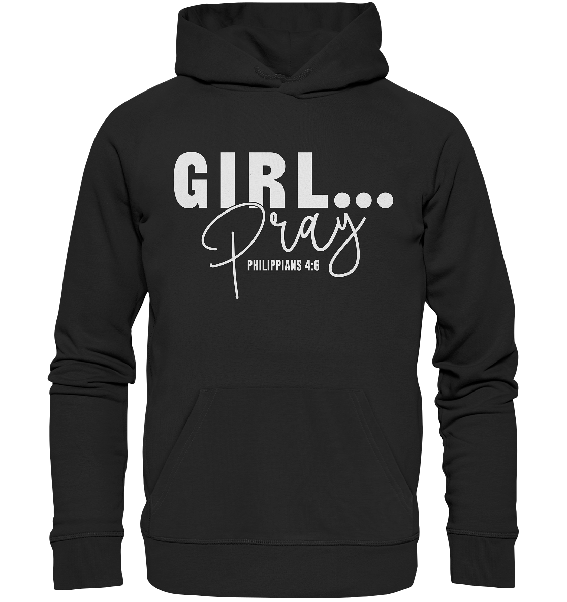Girl. Pray. - Premium Unisex Hoodie - GfoitMa - Black / S