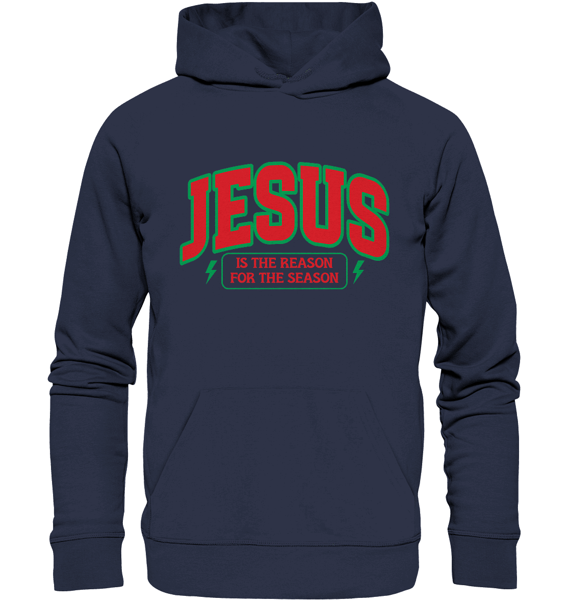 Jesus – Der Grund für die Weihnachtszeit (RG) - Premium Unisex Hoodie