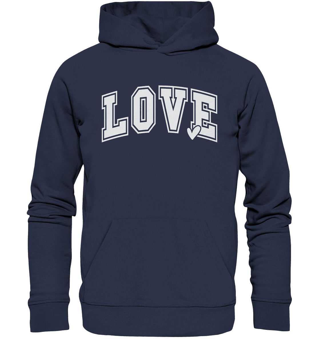 "Love" – das Design, das Herzen spricht! - Premium Unisex Hoodie
