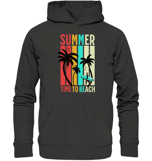 Summer Time to Beach – Sonne, Sand & Lebensfreude - Premium Unisex Hoodie
