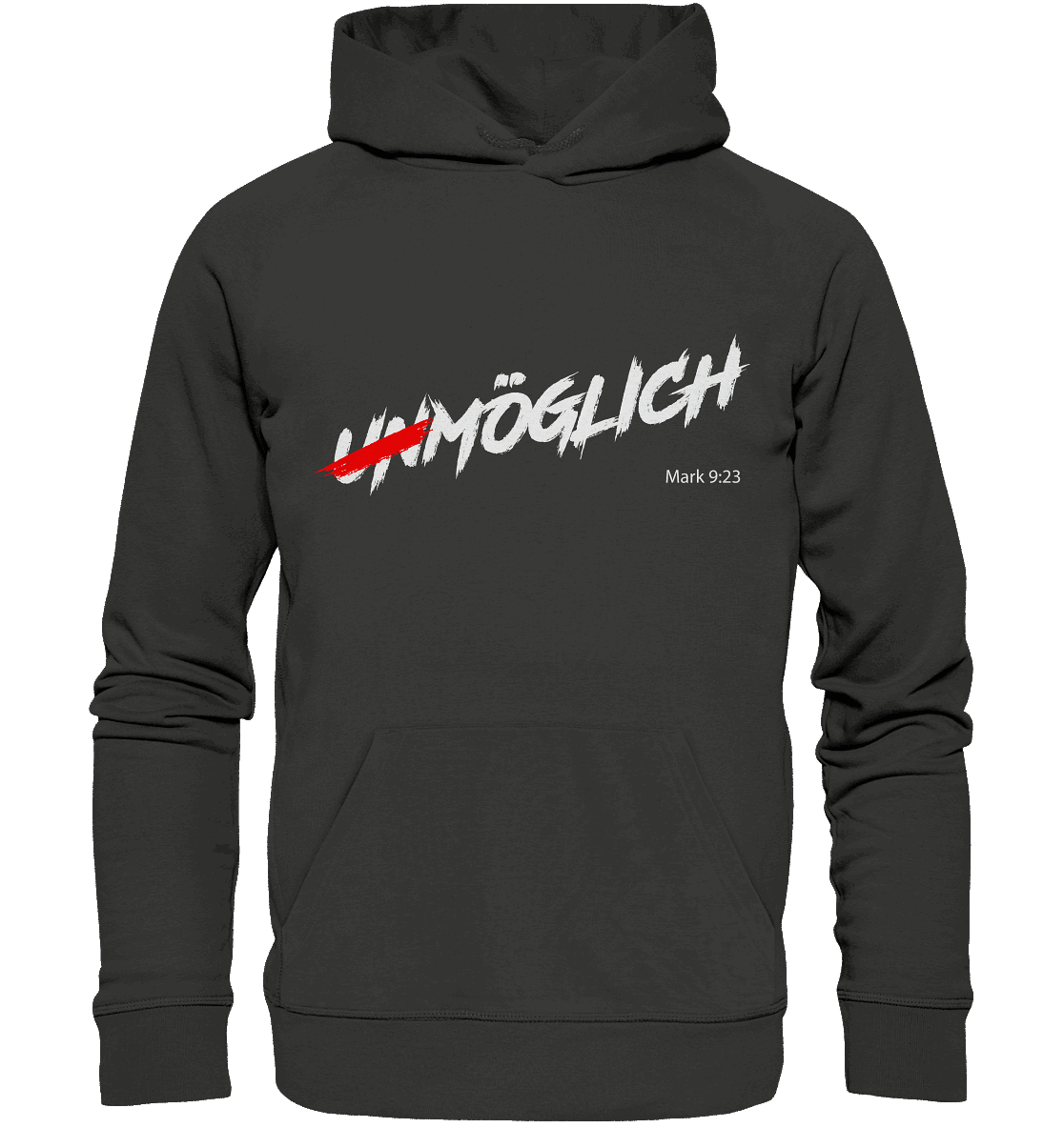 Alles ist möglich - Premium Unisex Hoodie - GfoitMa - Charcoal / S