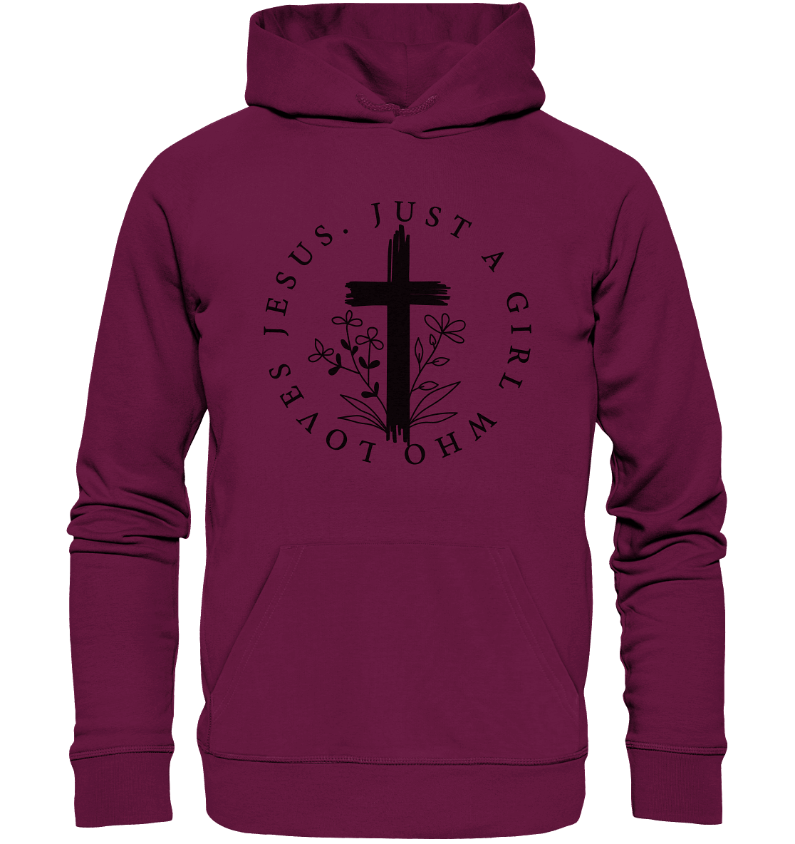 Just a girl who loves Jesus - Premium Unisex Hoodie