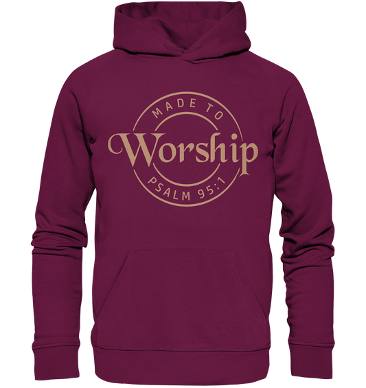 Made to Worship - Psalm 95:1 - Premium Unisex Hoodie