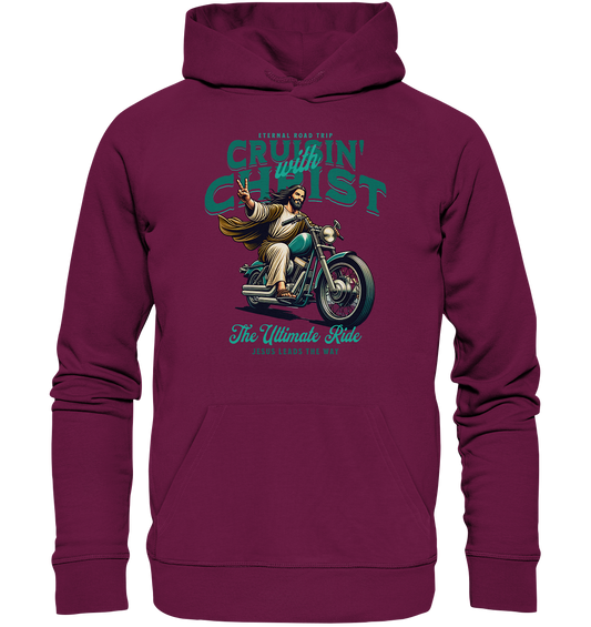 Eternal Road Trip – Cruisin' with Christ - Premium Unisex Hoodie