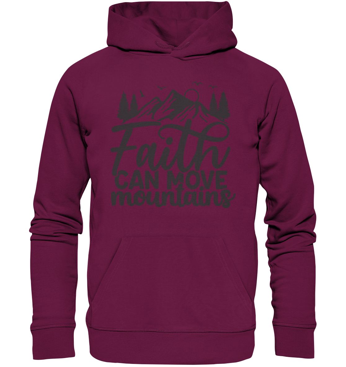 Glaube versetzt Berge - Premium Unisex Hoodie