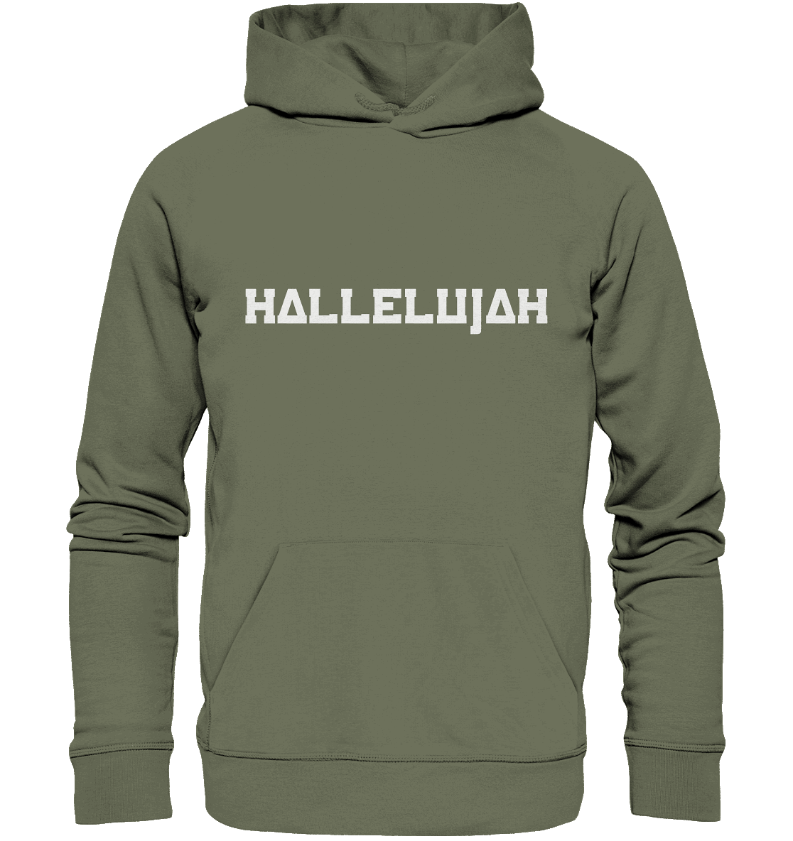 Hallelujah - Premium Unisex Hoodie - GfoitMa - Classic Olive / S