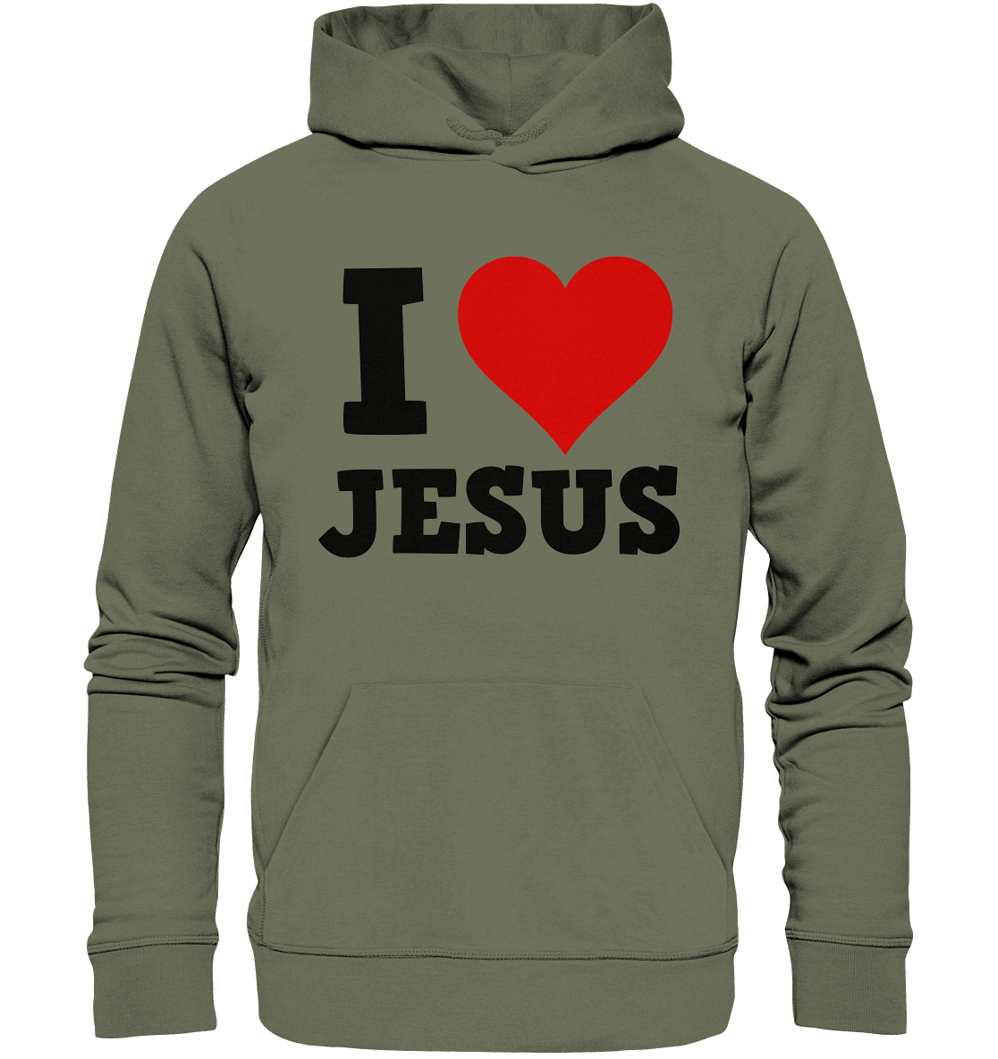 I Love Jesus - Premium Unisex Hoodie