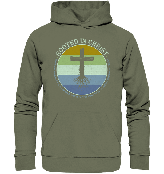 Verwurzelt in Christus | Christliche Kleidung - Premium Unisex Hoodie