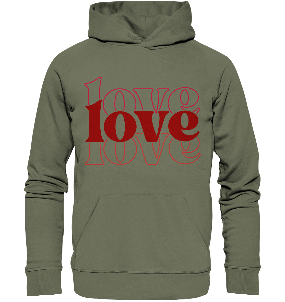 Love – Die größte Kraft - Premium Unisex Hoodie