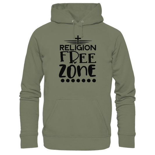 Religion Free Zone | Christliche Kleidung & Geschenke mit Botschaft - Premium Unisex Hoodie