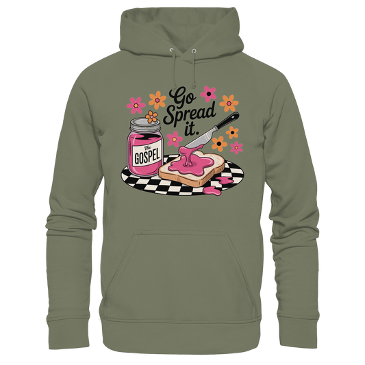 Go Spread It – The Gospel | Christliche Produkte - Premium Unisex Hoodie