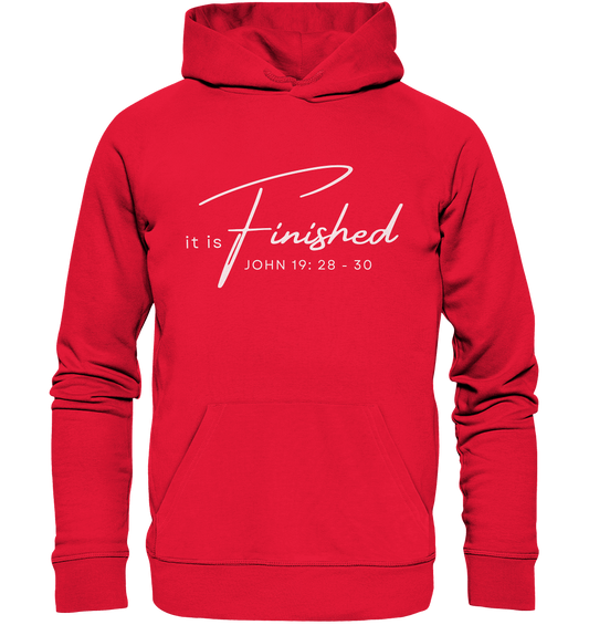 Es ist vollbracht: Inspiriert von Johannes 19 - Premium Unisex Hoodie