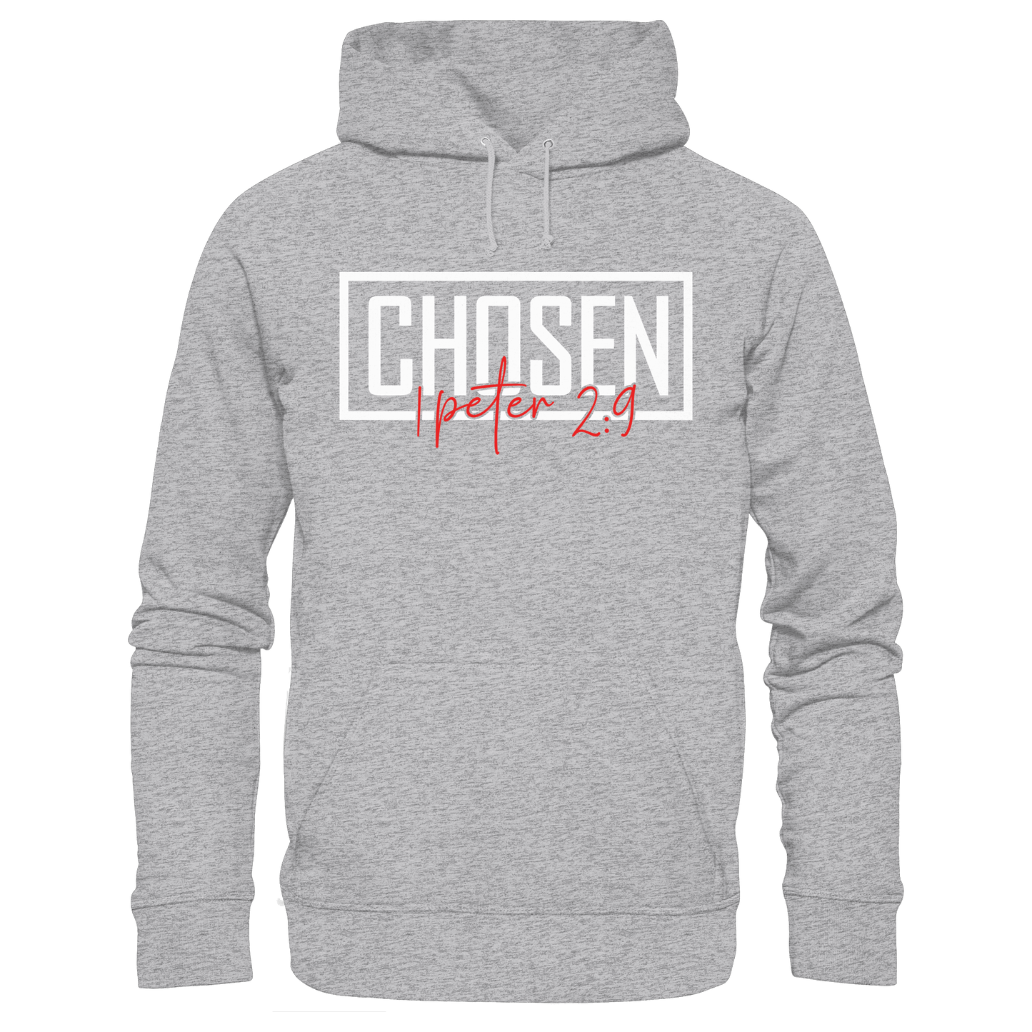 Chosen – 1. Petrus 2:9 – Auserwählt und berufen | Christliche Produkte - Premium Unisex Hoodie