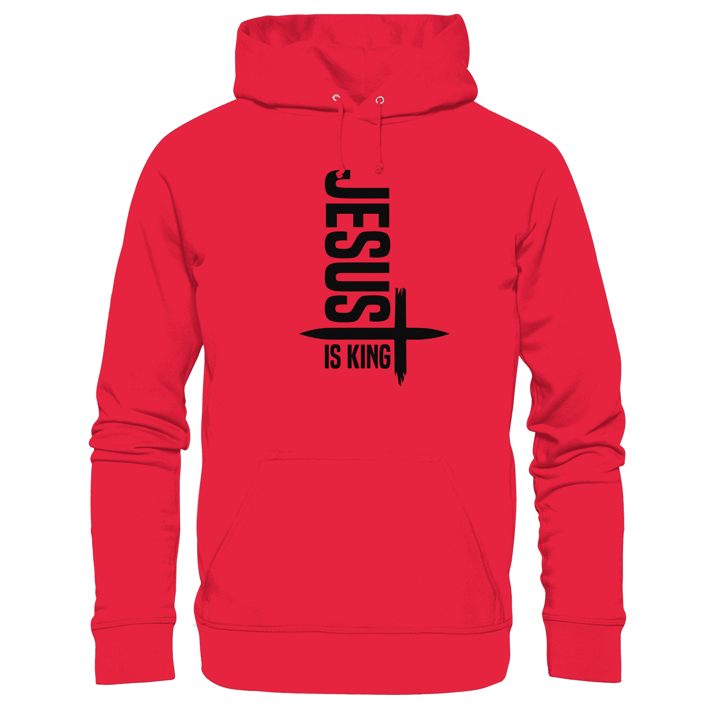 Jesus is King | Ein Statement des Glaubens - Premium Unisex Hoodie