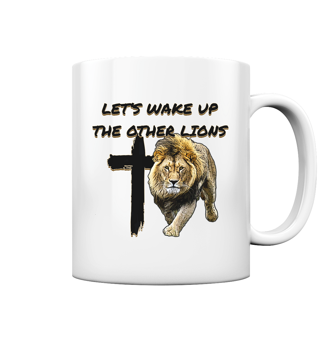 Let's Wake Up the other Lions - Tasse glossy - GfoitMa - White glossy / 330ml