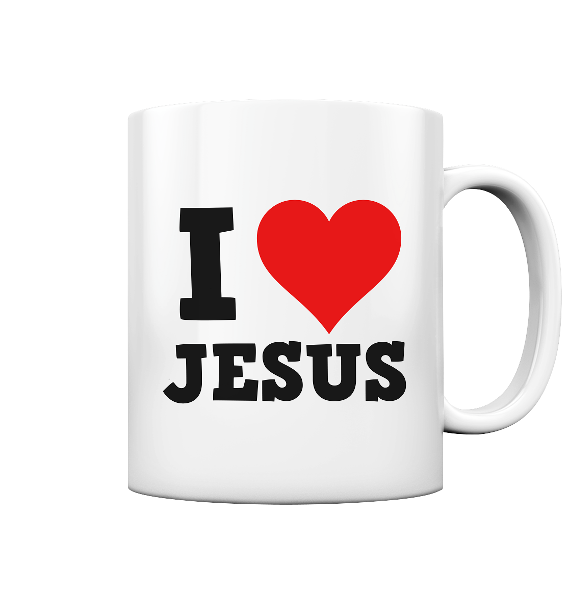 I Love Jesus - Tasse glossy