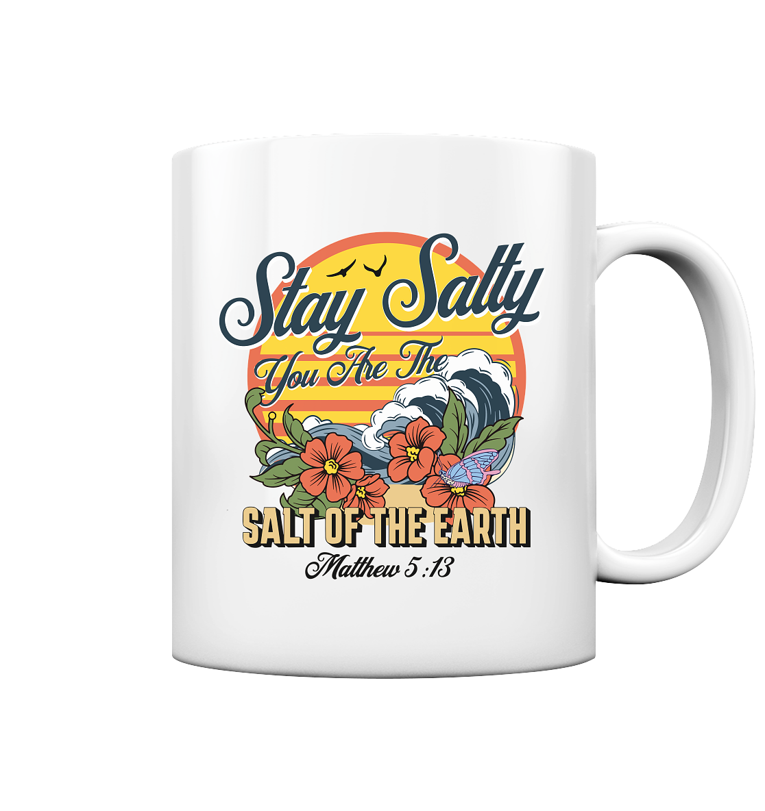 Stay Salty - Retro - Tasse glossy - GfoitMa - White glossy / 330ml