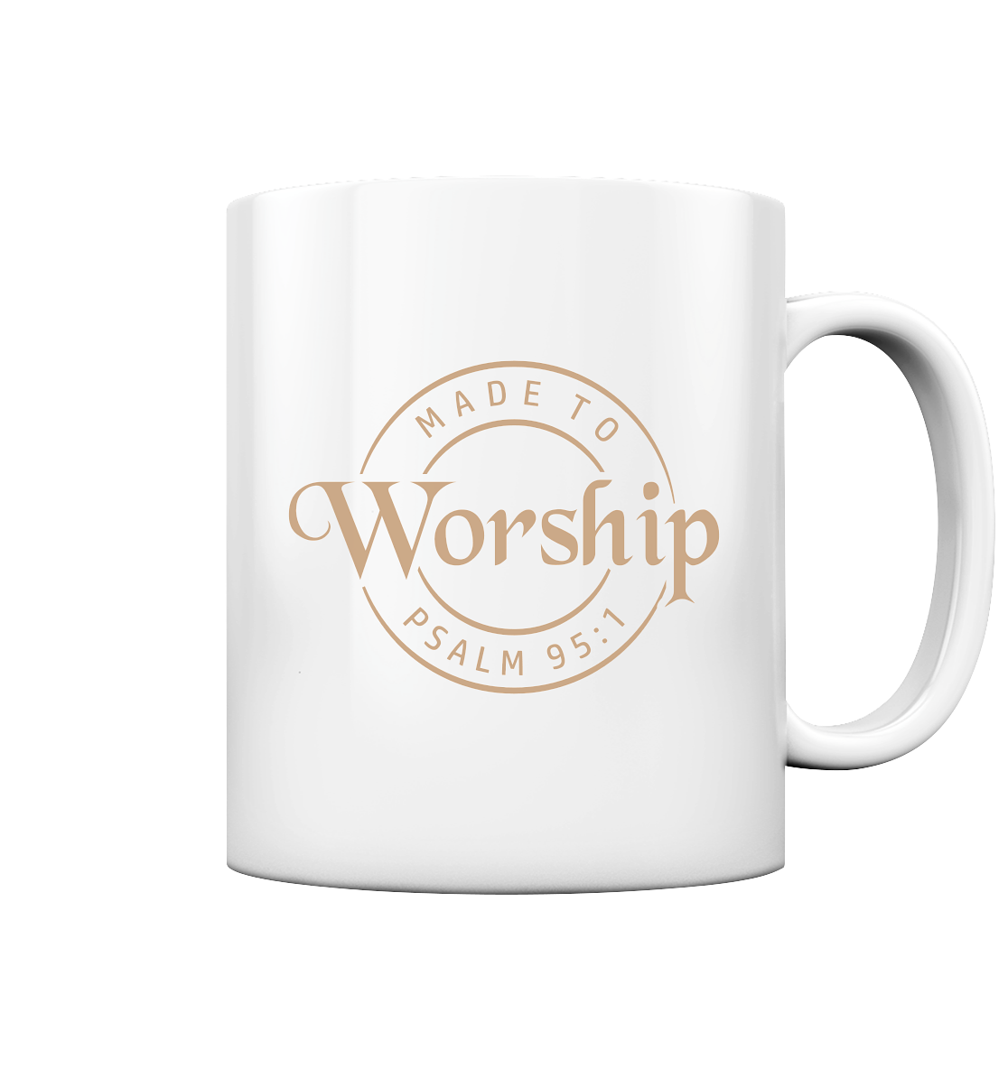 Made to Worship - Psalm 95:1 - Tasse glossy - GfoitMa - White glossy / 330ml