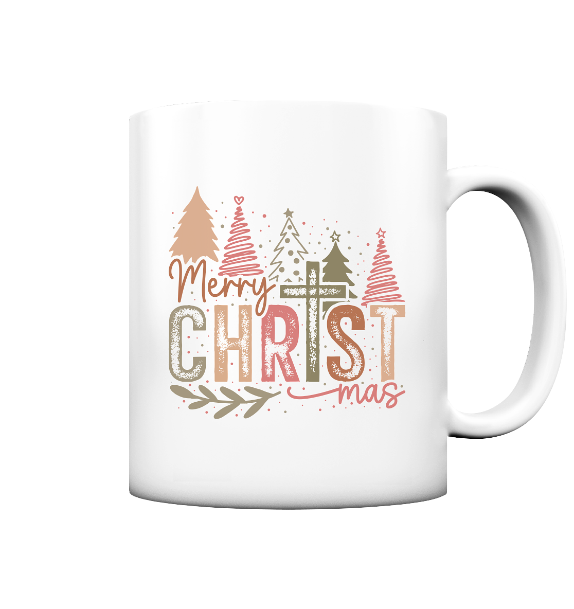 Merry CHRISTmas – Der wahre Fokus - Tasse matt
